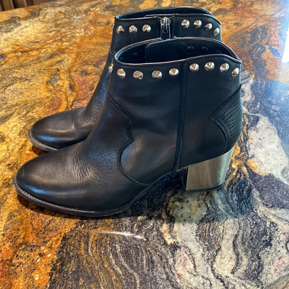 ZADIG & VOLTAIRE Molly studded boots/ booties - Picture 4 of 9